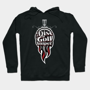 Disc Golf Sniper On Fire Hoodie